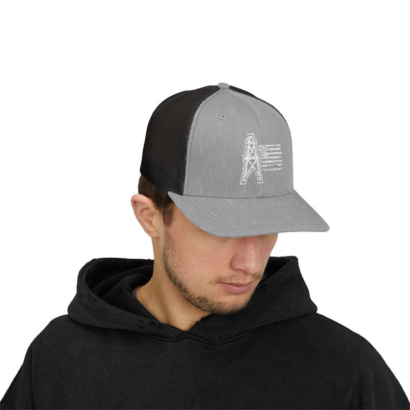 American Oilfield Patriotic Snapback Trucker Hat