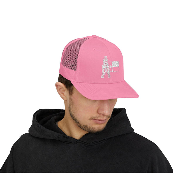 Texas Oilfield Trucker Snapback Hat