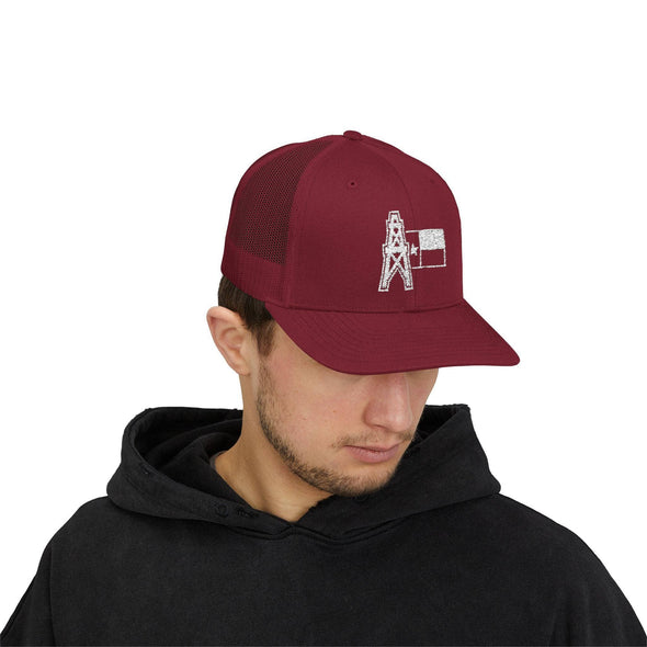 Texas Oilfield Trucker Snapback Hat