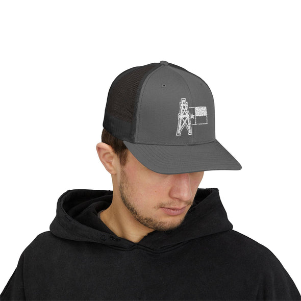 Texas Oilfield Trucker Snapback Hat