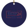 Trump Christmas  Ornament Trump 2024 Take America Back