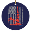 American Oilfield Christmas  Ornament