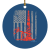 American Oilfield Christmas  Ornament