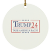 Trump Christmas  Ornament Trump 2024 Take America Back