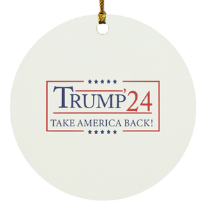 Trump Christmas  Ornament Trump 2024 Take America Back