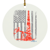 American Oilfield Christmas  Ornament