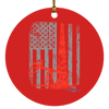 American Oilfield Christmas  Ornament