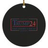 Trump Christmas  Ornament Trump 2024 Take America Back