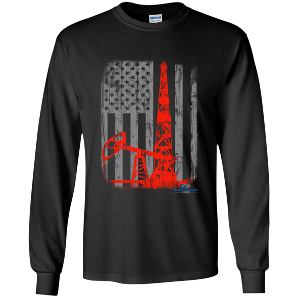 American Oil Field Youth Front Print