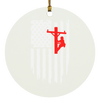 Line Worker Christmas Ornament