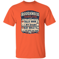 Roughneck Translator t-shirt with oilfield slang dictionary-style graphic