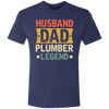 Husband Dad Plumber Legend T-Shirt Design