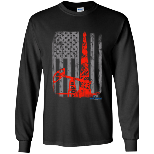 American Oil Field Youth Front Print