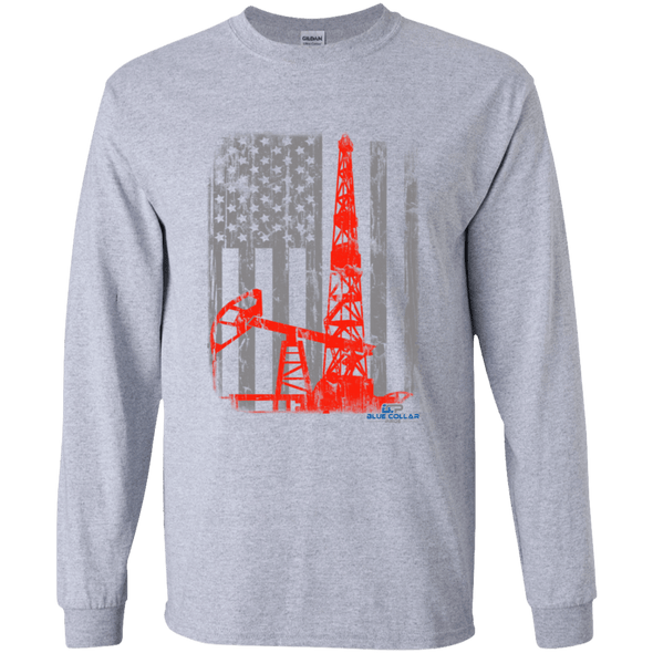 American Oil Field Youth Front Print