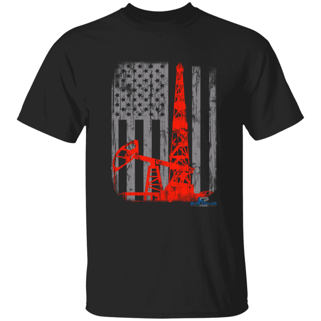 American Oil Field Youth Front Print