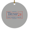 Trump Christmas  Ornament Trump 2024 Take America Back