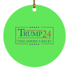 Trump Christmas  Ornament Trump 2024 Take America Back