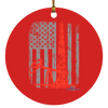 American Oilfield Christmas  Ornament