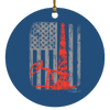 American Oilfield Christmas  Ornament