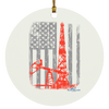 American Oilfield Christmas  Ornament