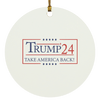 Trump Christmas  Ornament Trump 2024 Take America Back