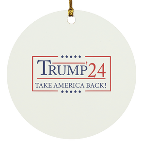 Trump Christmas  Ornament Trump 2024 Take America Back