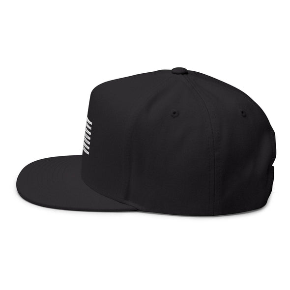American Oilfield Patriotic Flat Bill Hat