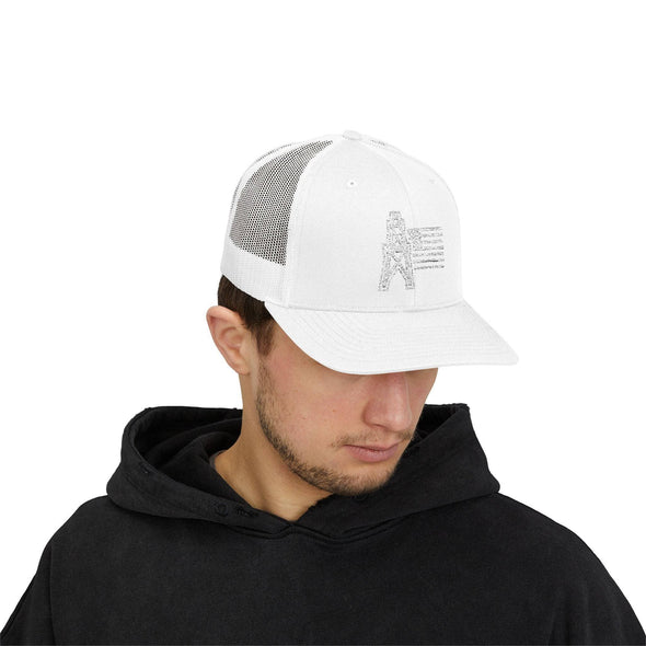 American Oilfield Patriotic Snapback Trucker Hat