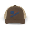 American Oilfield Patriotic Snapback Trucker Hat