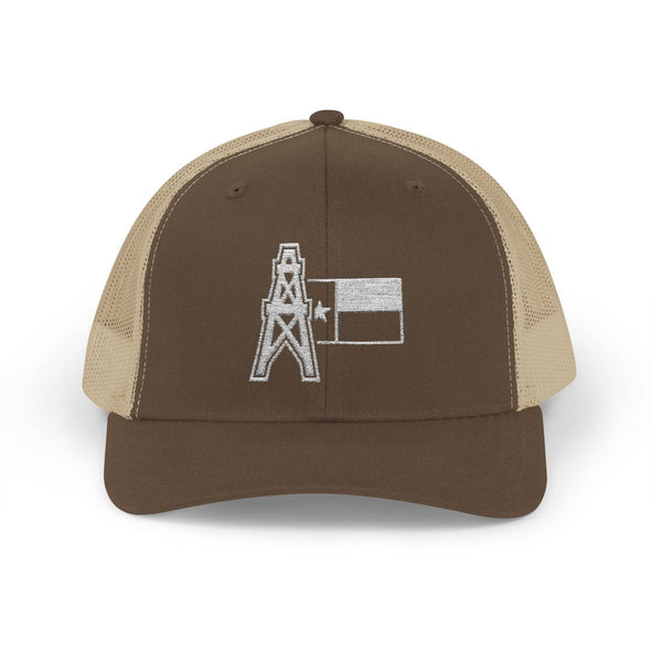Texas Oilfield Trucker Snapback Hat