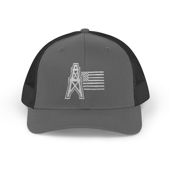 American Oilfield Patriotic Snapback Trucker Hat