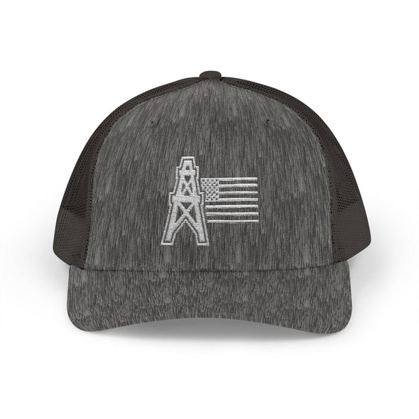 American Oilfield Patriotic Snapback Trucker Hat