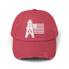 American Oilfield Patriotic Distressed Hat