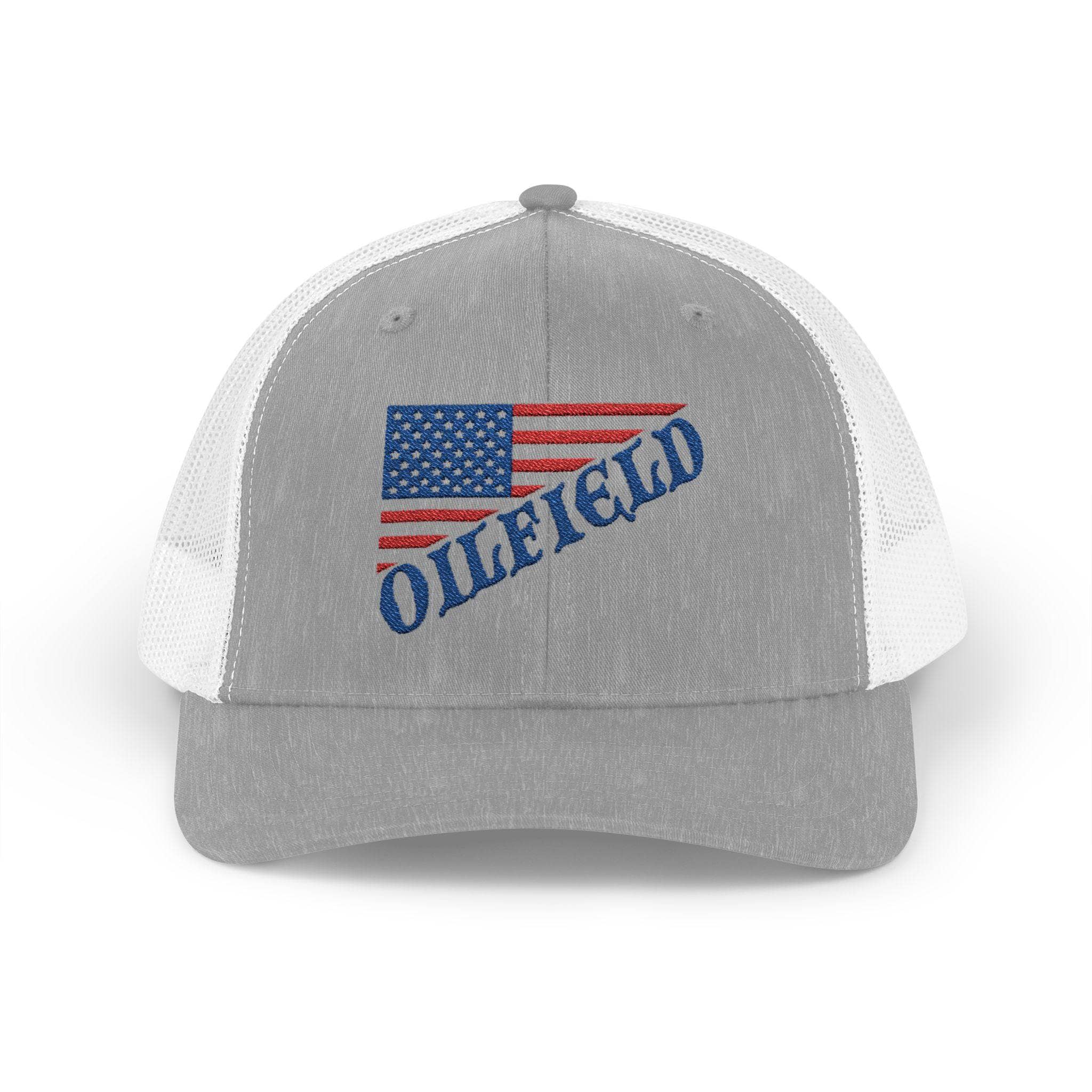 American Oilfield Patriotic Snapback Trucker Hat