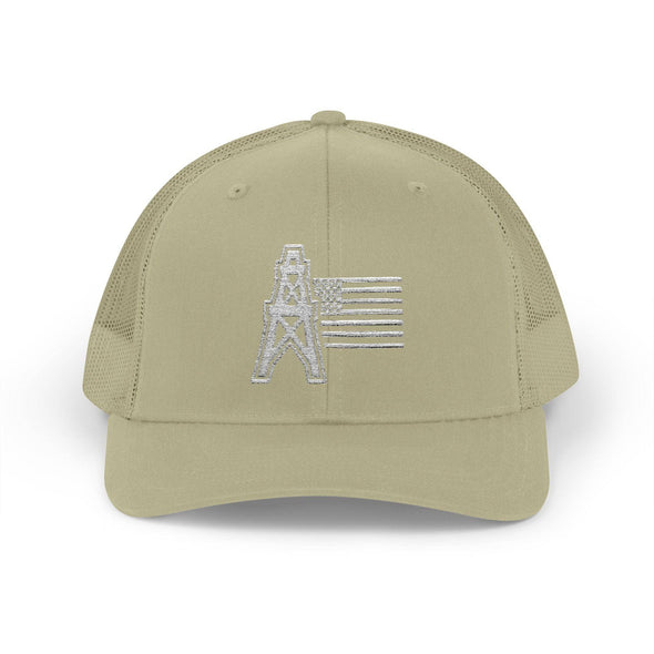 American Oilfield Patriotic Snapback Trucker Hat