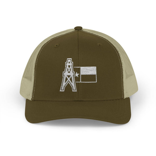 Texas Oilfield Trucker Snapback Hat