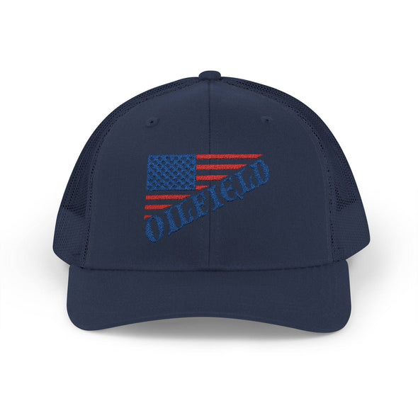 American Oilfield Patriotic Snapback Trucker Hat