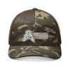 Camouflage American Oilfield Embroidered Trucker Hat