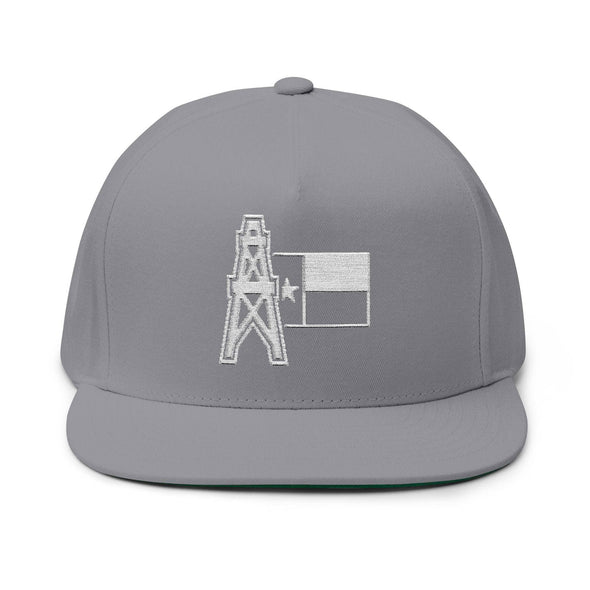 Texas Oilfield Flat Bill Hat