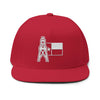 Texas Oilfield Flat Bill Hat