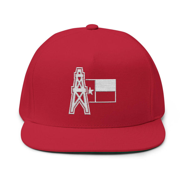 Texas Oilfield Flat Bill Hat