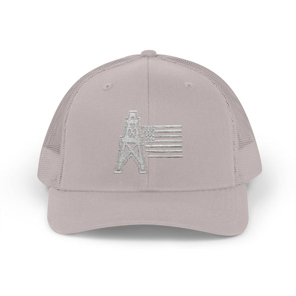 American Oilfield Patriotic Snapback Trucker Hat