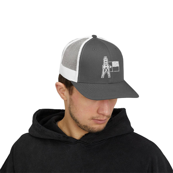 Texas Oilfield Trucker Snapback Hat