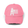 American Oilfield Patriotic Distressed Hat