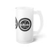 Oilfield Strong Frosted Glass Beer Mug