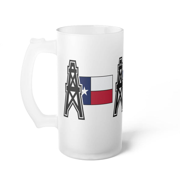 Texas Oil Frosted Beer Mug