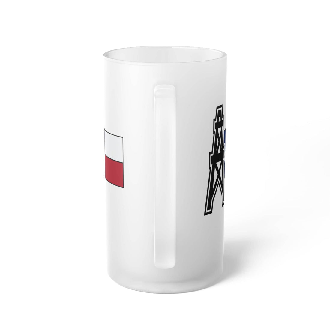 Texas Oil Frosted Beer Mug