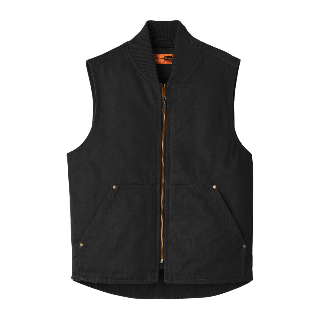 Texas Oil Unisex Washed Duck Cloth Vest