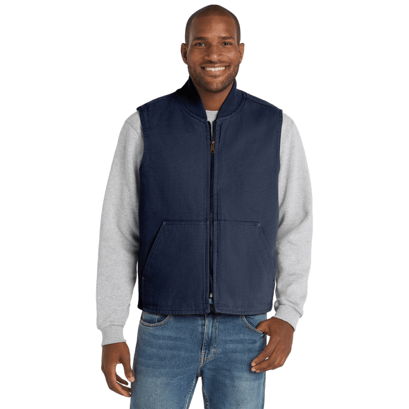 Texas Oil Unisex Washed Duck Cloth Vest