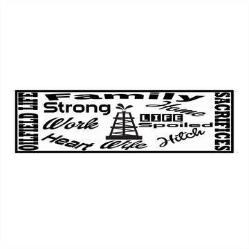 Oilfield Life Bumber Sticker